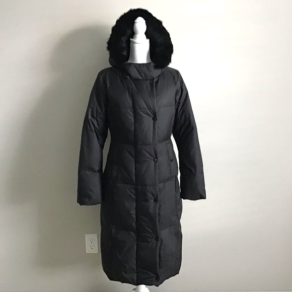 ZARA Long Coat Jacket Adjustable Waist Removable Faux Fur New With Tag - Picture 3 of 10